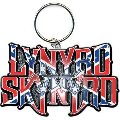 Picture of Lynyrd Skynyrd Keychain: Flag Logo (Enamel In-fill)