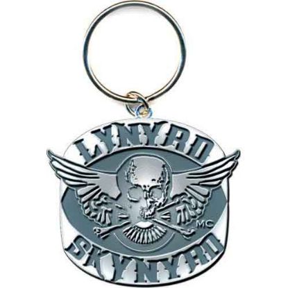 Picture of Lynyrd Skynyrd Keychain: Biker Patch Logo (Die-cast Relief)