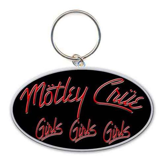 Picture of Motley Crue Keychain: Girls, Girls, Girls (Enamel In-fill)