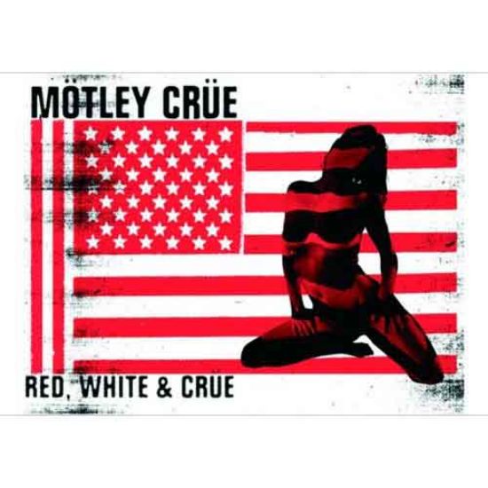 Picture of Motley Crue Postcard: Red & White (Standard)