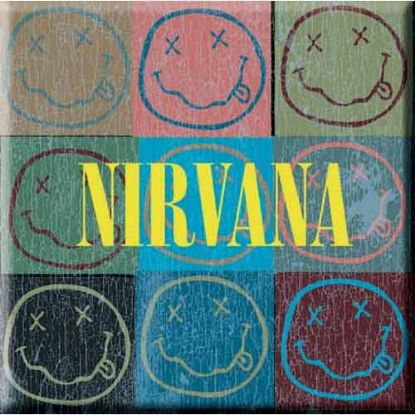 Picture of Nirvana Fridge Magnet: Happy Face Blocks