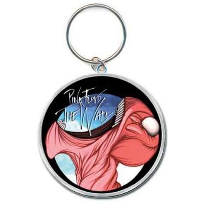 Picture of Pink Floyd Keychain: The Wall Eat Head Logo (Enamel In-fill)