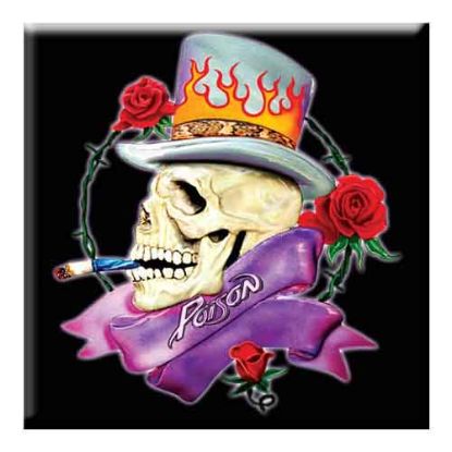 Picture of Poison Fridge Magnet: Skull