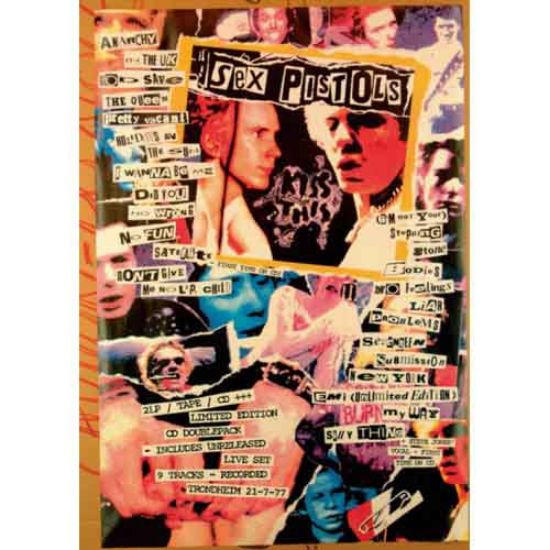 Picture of The Sex Pistols Postcard: Newspaper (Standard)