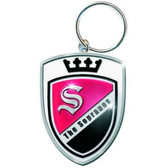 Picture of The Sopranos Keychain: Crest Logo (Enamel In-Fill)