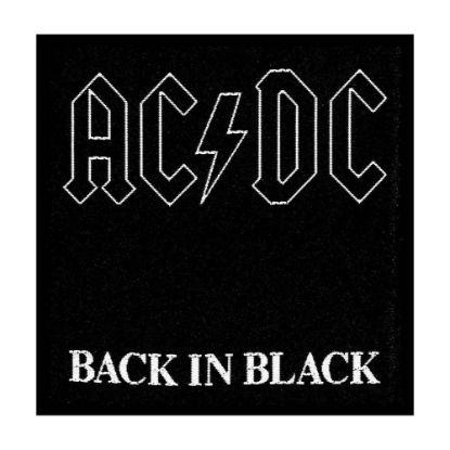 Picture of AC/DC Woven Patch: Back in Black (Standard)