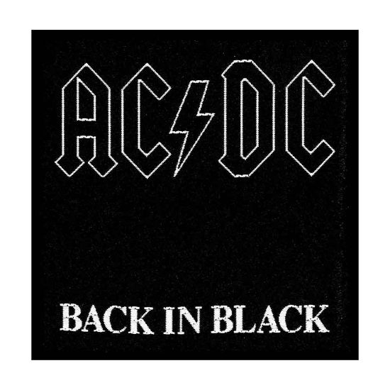 Picture of AC/DC Woven Patch: Back in Black (Standard)