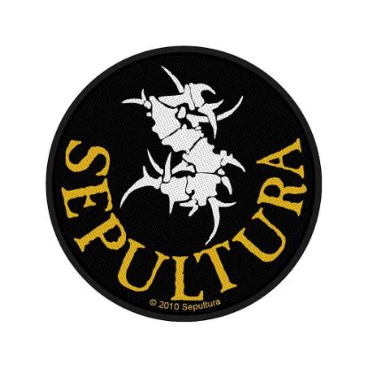 Picture of Sepultura Woven Patch: Sepultura Circular Logo (Standard)