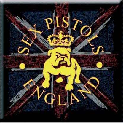 Picture of The Sex Pistols Fridge Magnet: Bull Dog & Flag