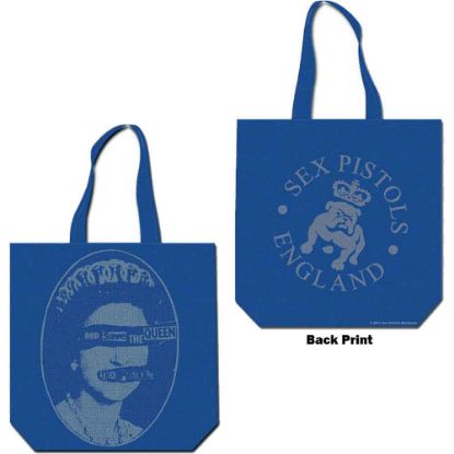 Picture of The Sex Pistols Cotton Tote Bag: God Save the Queen (Back Print)