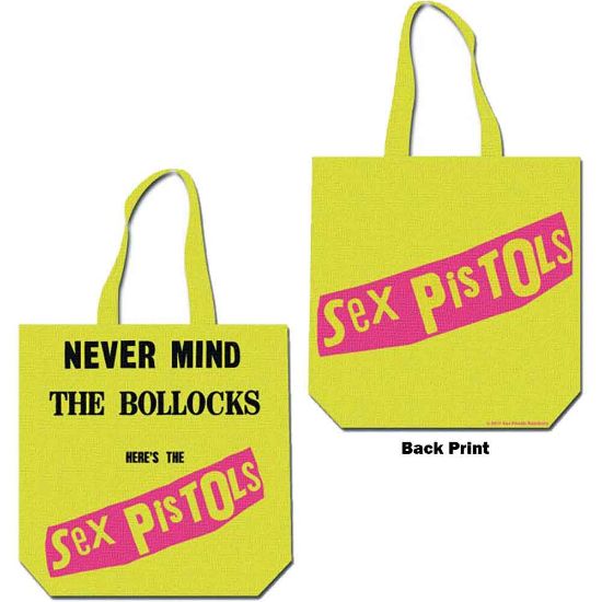 Picture of The Sex Pistols Cotton Tote Bag: Never Mind the Bollocks (Back Print)