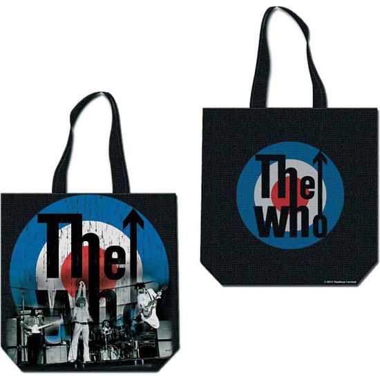 Picture of The Who Cotton Tote Bag: Target (Back Print)