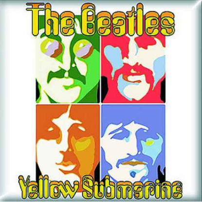 Picture of The Beatles Fridge Magnet: Yellow Submarine Sea of Science