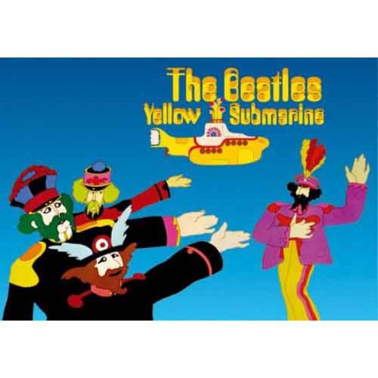 Picture of The Beatles Postcard: Yellow Submarine Band 1 (Standard)