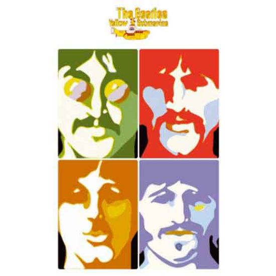 Picture of The Beatles Postcard: Yellow Submarine Sea Of Science 2 (Standard)