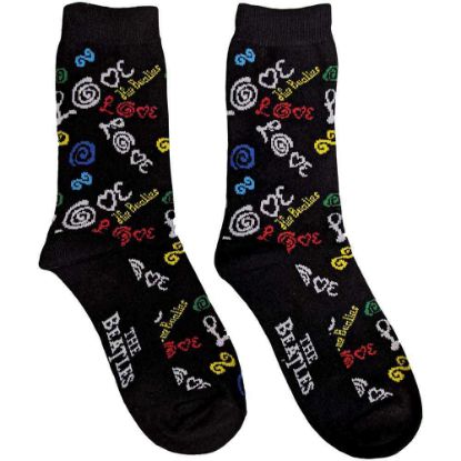 Picture of The Beatles Unisex Ankle Socks: Love (UK Size 7 - 11)