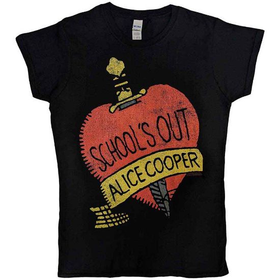 Picture of Alice Cooper Ladies T-Shirt: School's Out Skinny Fit