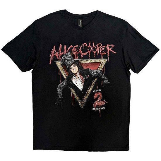 Picture of Alice Cooper Unisex T-Shirt: Welcome to my Nightmare