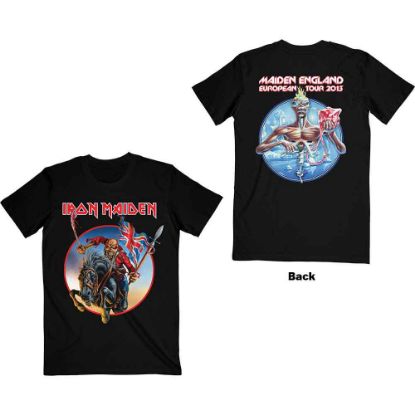 Picture of Iron Maiden Unisex T-Shirt: Euro Tour Back Print