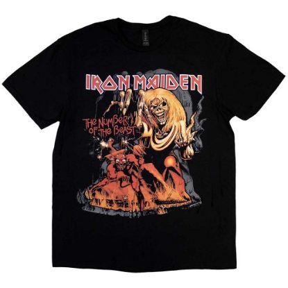 Picture of Iron Maiden Unisex T-Shirt: Number Of The Beast Graphic