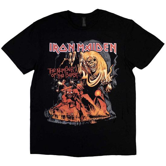 Picture of Iron Maiden Unisex T-Shirt: Number Of The Beast Graphic