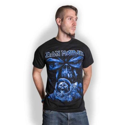 Picture of Iron Maiden Unisex T-Shirt: Final Frontier Blue Album Spaceman