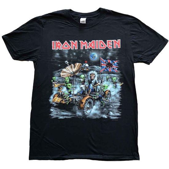 Picture of Iron Maiden Unisex T-Shirt: Knebworth Moon buggy