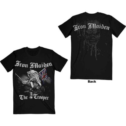 Picture of Iron Maiden Unisex T-Shirt: Sketched Trooper Back Print