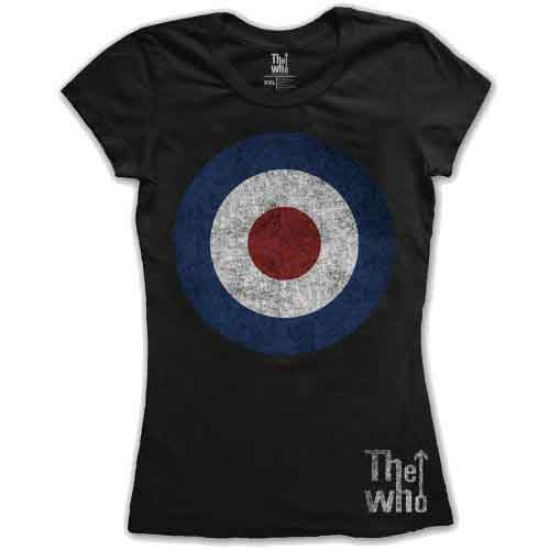 Picture of The Who Ladies T-Shirt: Target Distressed