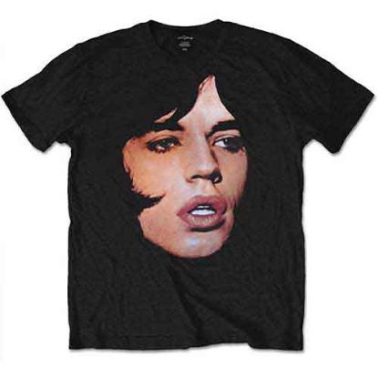 Picture of The Rolling Stones Unisex T-Shirt: Mick Portrait