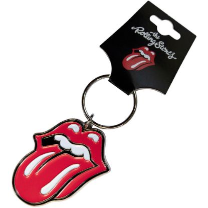 Picture of The Rolling Stones Keychain: Classic Tongue Metal