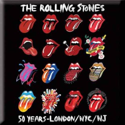 Picture of The Rolling Stones Fridge Magnet: Tongue Evolution