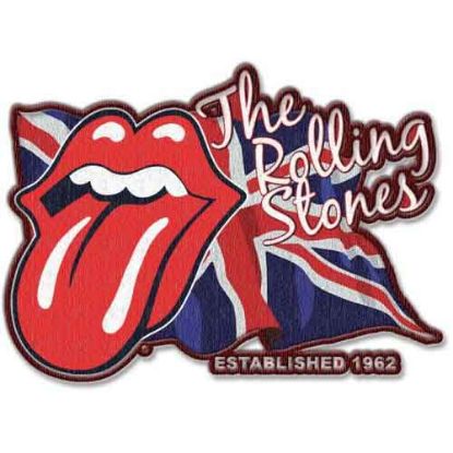 Picture of The Rolling Stones Woven Patch: Lick the Flag (Standard) 