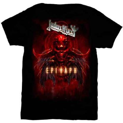 Picture of Judas Priest Unisex T-Shirt: Epitaph Red Horns