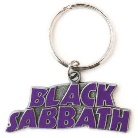 Picture of Black Sabbath Keychain: Wavy Logo (Enamel In-fill)