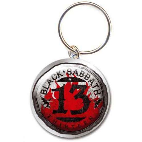 Picture of Black Sabbath Keychain: 13 Flame Circle (Photo-print)