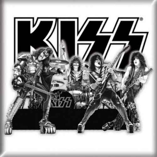 Picture of KISS Fridge Magnet: Graphite Band