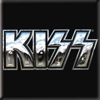 Picture of KISS Fridge Magnet: Chrome Logo