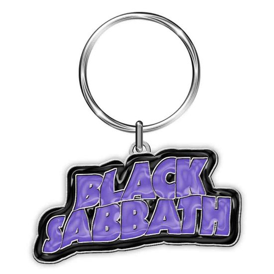 Picture of Black Sabbath Keychain: Logo (Enamel In-Fill)