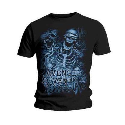 Picture of Avenged Sevenfold Unisex T-Shirt: Chained Skeleton