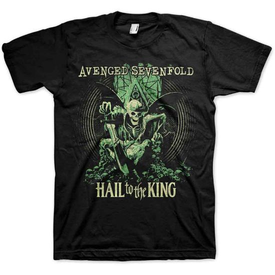 Picture of Avenged Sevenfold Unisex T-Shirt: Hail to the King En Vie