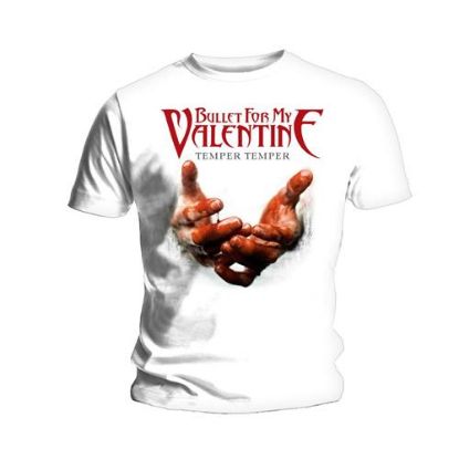 Picture of Bullet For My Valentine Unisex T-Shirt: Temper Temper Blood Hands (XX-Large)