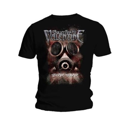 Picture of Bullet For My Valentine Unisex T-Shirt: Temper Temper Gas Mask