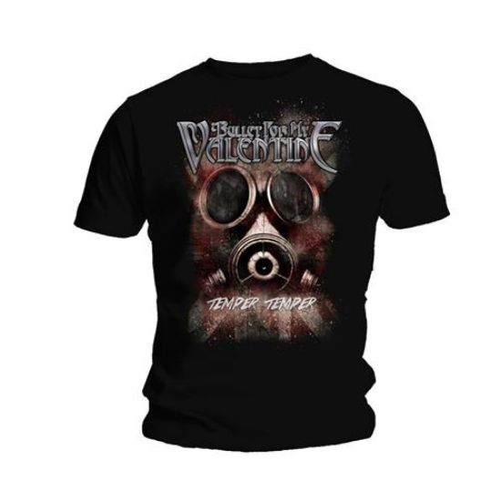 Picture of Bullet For My Valentine Unisex T-Shirt: Temper Temper Gas Mask