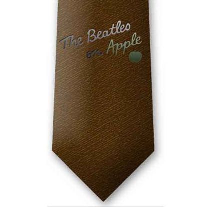 Picture of The Beatles Unisex Silk Neck Tie: On Apple Burnt