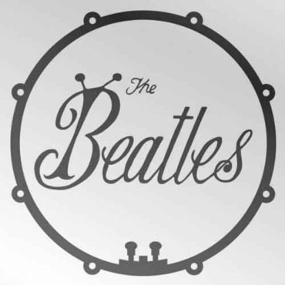 Picture of The Beatles Fridge Magnet: Bug Logo & Drum