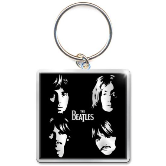 Picture of The Beatles Keychain: Illustrated Faces Photo Print (Photo-print)