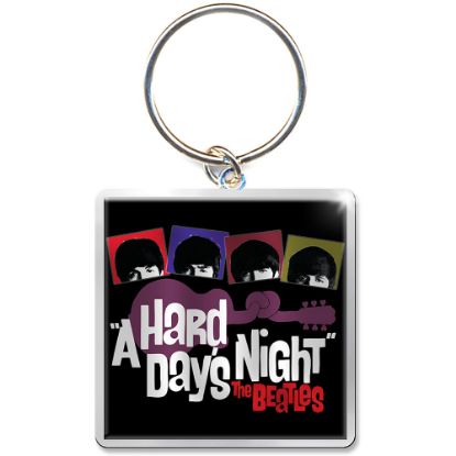 Picture of The Beatles Keychain: Hard Days Night Guitar Photo Print (Photo-print)