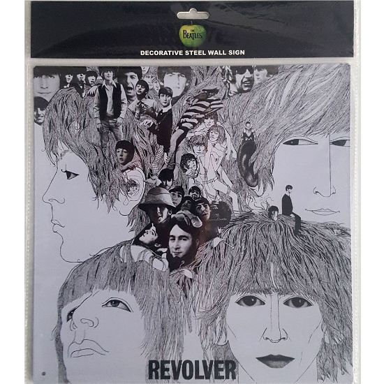 Picture of The Beatles Steel Wall Sign: Revolver Album Cover