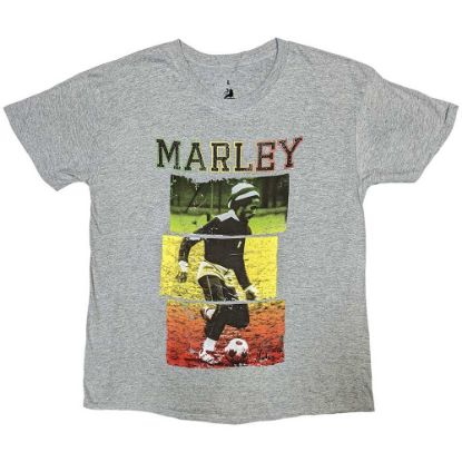 Picture of Bob Marley Unisex T-Shirt: Football Text